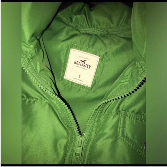 Hollister Y2K green puffer coat - Picture 7 of 7